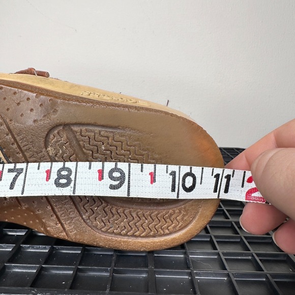 Sebago Docksides Brown Leather Boat Shoes Mens Size 8M Outdoor Loafers - Picture 11 of 12